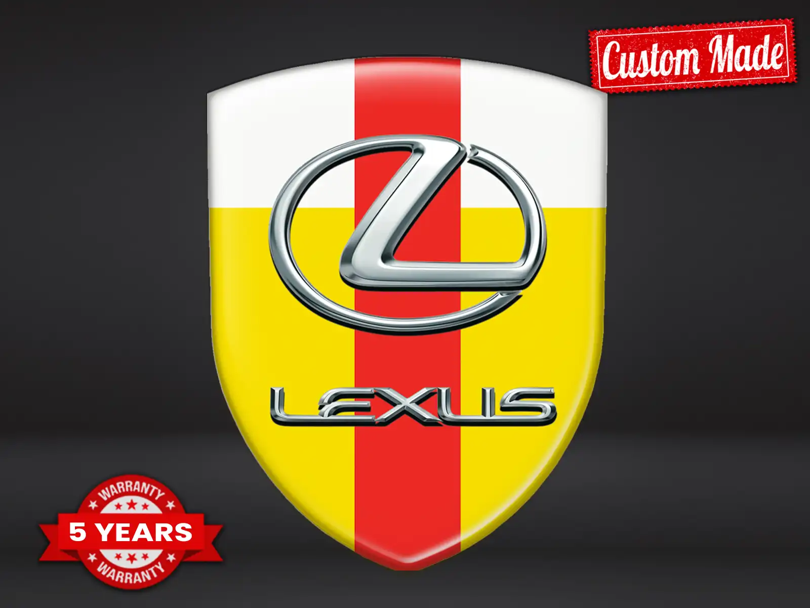 Lexus Adesivo Parabrezza Resistente Pregiato Professionale